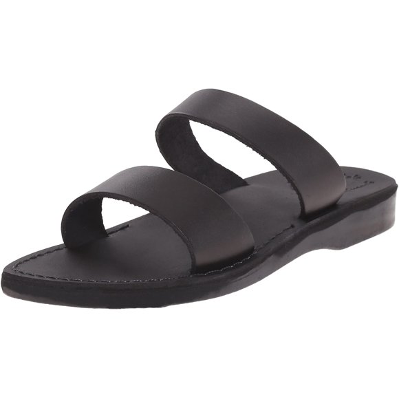 Aviv - Leather Wide Strap Sandal - Womens Sandals