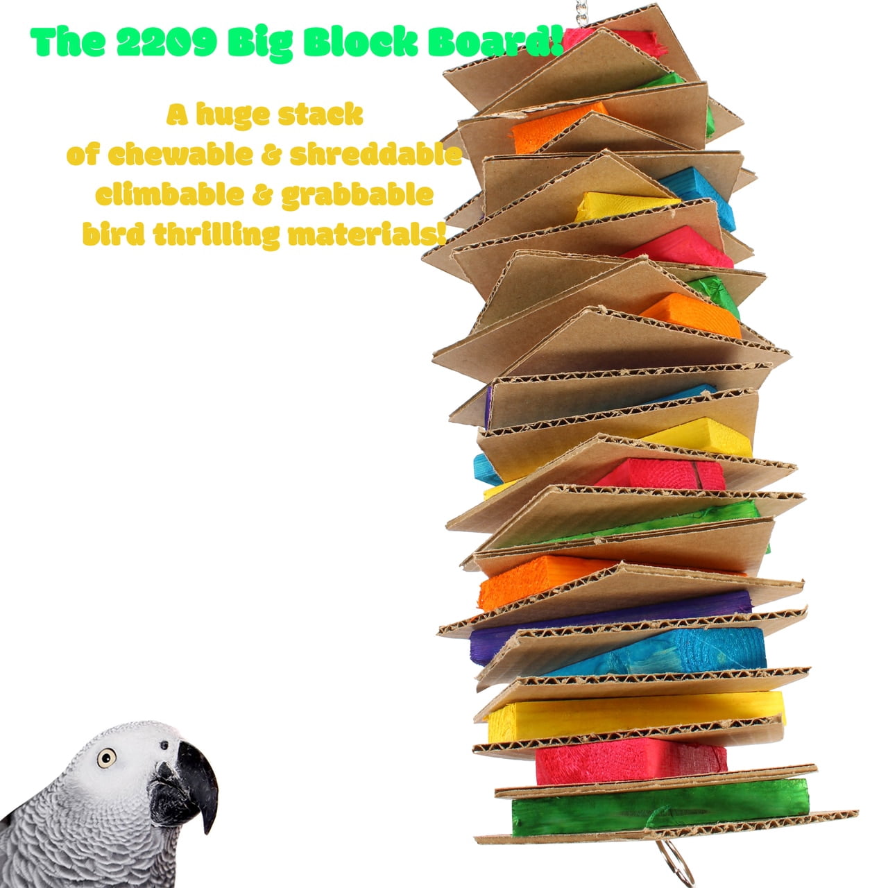 Bonka Bird Toys 2209 Big Block Board