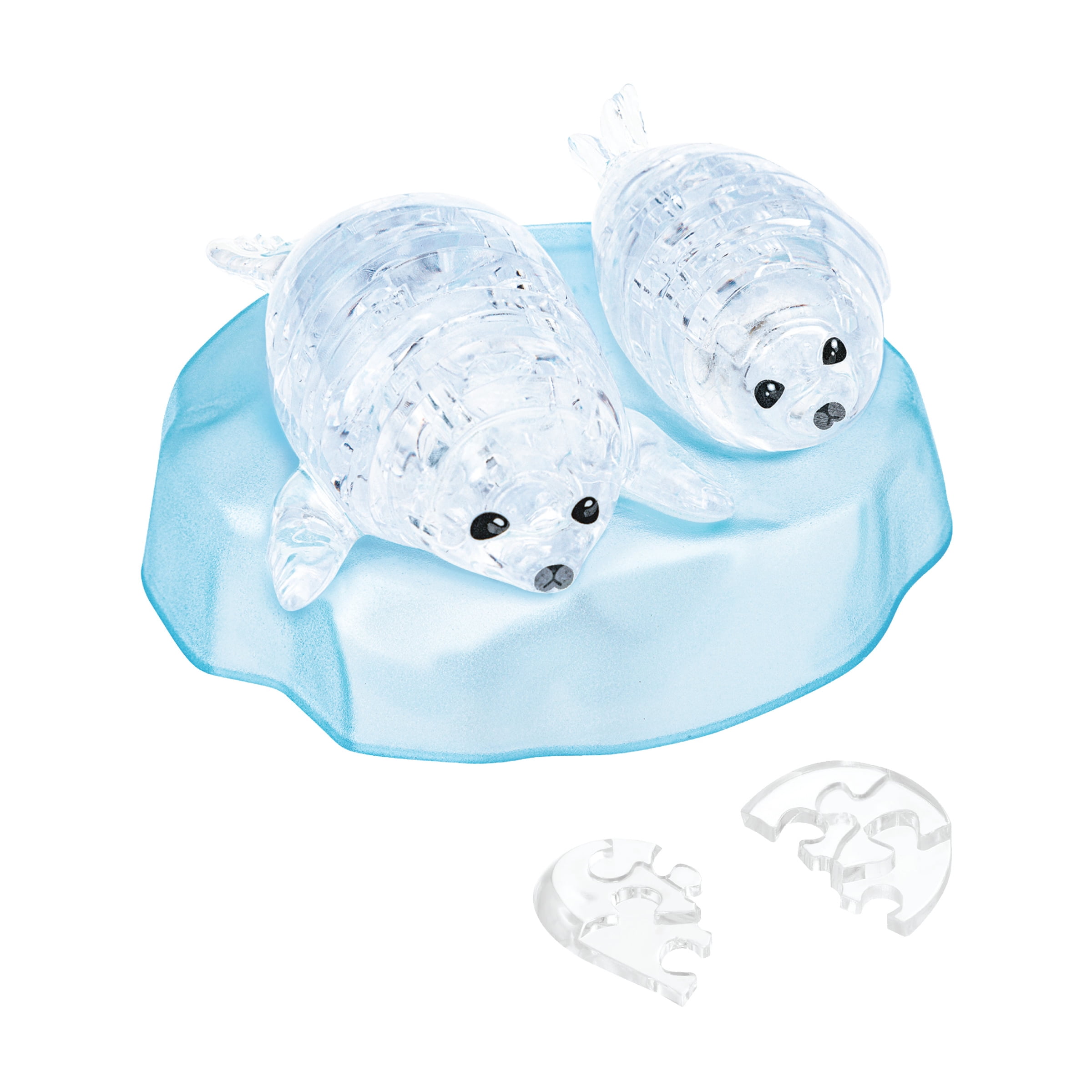 BePuzzled 3D Crystal Puzzle: Seals: 41 Pcs - Walmart.com