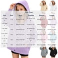 thumbnail image 3 of LUGOGNE Kids Girls Button Down Hooded Sweatshirt Jacket Casual Long Sleeve Hoodie Coat with Pockets White,13-14 Years, 3 of 7