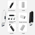 thumbnail image 3 of relayinert Card Reader USB 3.1 Type-c Interface TF Adapter Converter TF Card High Speed OTG Reader, White, 3 of 9