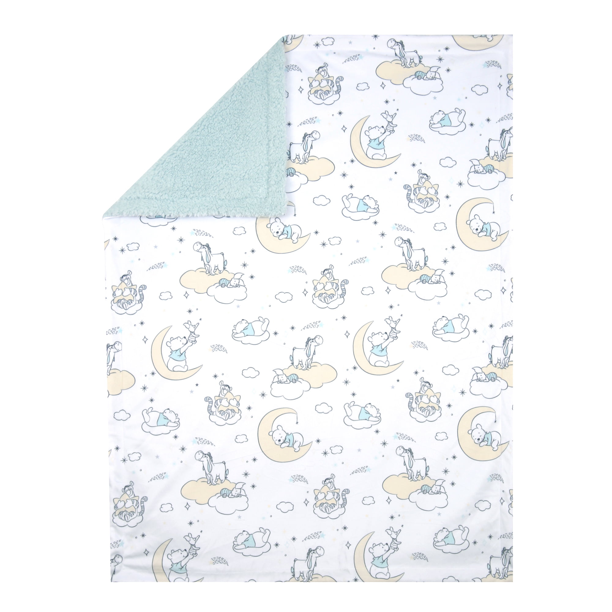 Lambs & Ivy Disney Baby Cozy Friends Winnie the Pooh Fleece Baby Blanket