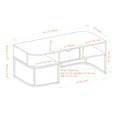 thumbnail image 7 of Cimarron Modern Dark Walnut Coffee Table with Two-Way Drawer by Manor Park, 7 of 7