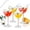 #A001 4pc, variant on Bird Bam Glasses Set of 4 – 5oz Bird Shaped Cocktail Wine Glass, Unique Crystal Glass for Champagne, Mixed Drinks, Party Wedding Decor