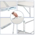 thumbnail image 4 of 4ft Silver Outdoor Folding Table Aluminum Alloy Rectangular 30kg, 4 of 5