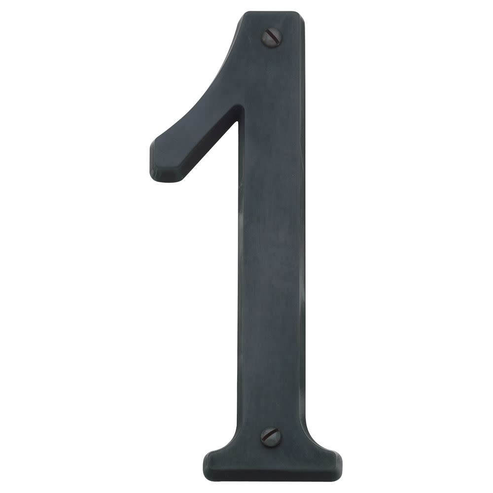 Baldwin 90671102 4-3/4" Carded House Number # 1 Oil Rubbed Bronze Finish