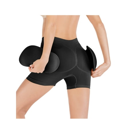 

Wacanda Women High Waist Control Shapewear Seamless Butt Padded Shaper Underwear Soft Butt Enhancer Shaper Panties