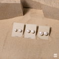 thumbnail image 6 of Amberta Women's 925 Sterling Silver Freshwater Pearl Stud Earrings: 6 to 7 mm White Pearl, 6 of 6
