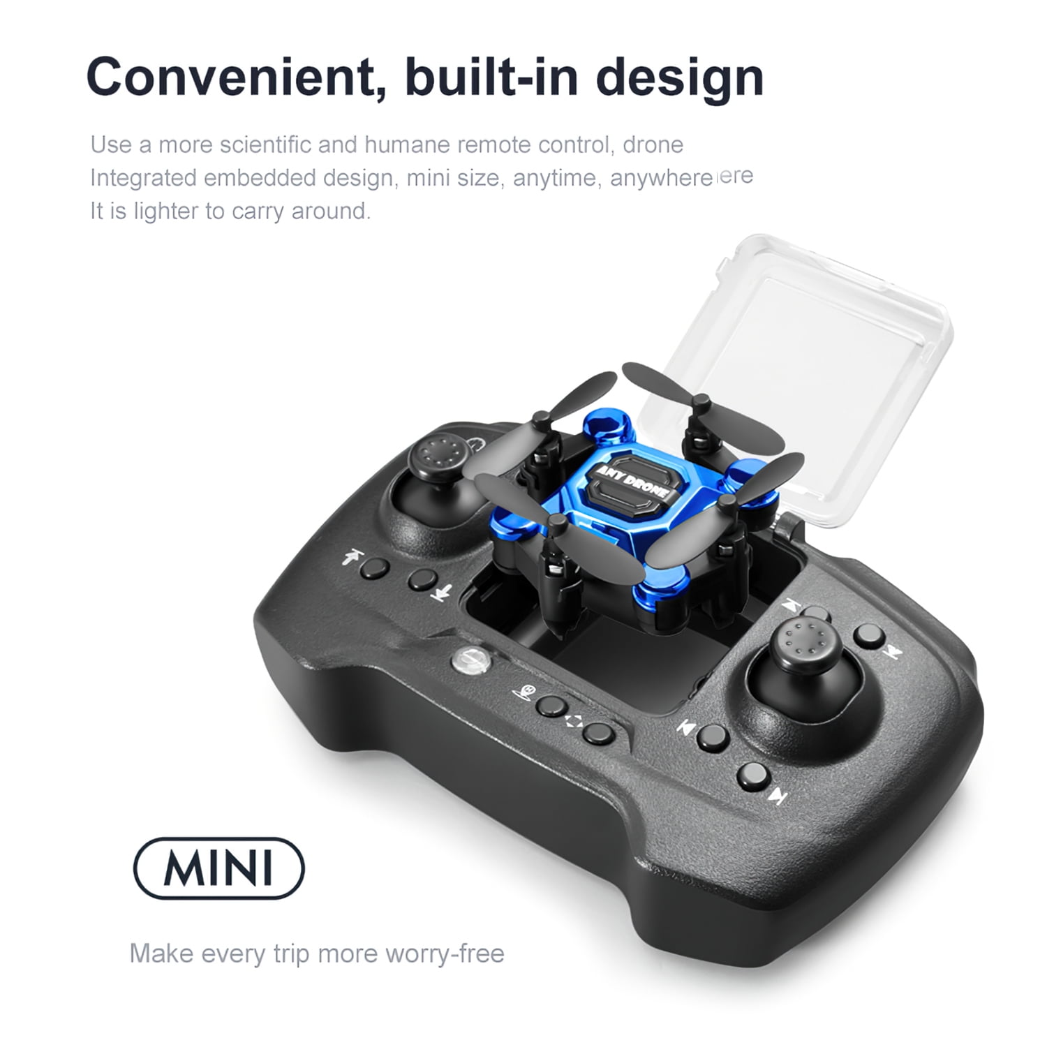 2 Pack Mini Drones For Kids & Beginners | 6 Batteries, Auto Hover, Headless Mode, 3 Speeds | Safe Pocket-Size RC Quadcopter Gift (Red & Green)