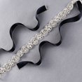 thumbnail image 5 of Cinturones de novia con diamantes de imitación, cinturón de dama de honor de vidrio, accesorios para vestidos de noche, 5 of 5