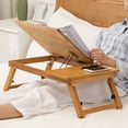 thumbnail image 2 of Thick Study Desk, Bed Desk, Bamboo For Using As Laptop Desk Study, 2 of 8