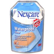 Nexcare: Waterproof Clear Bandages, 15 ct