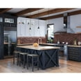 thumbnail image 2 of Progress Lighting Hinton 1-Light Pendant, Matte Black, Seeded Glass, 2 of 11