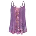 thumbnail image 3 of LYXSSBYX Tank Top for Women Clearance Women's Fashion Printed Vest Sleeveless Blouse Rond-neck Suspenders Tops, 3 of 4