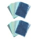 thumbnail image 1 of Uxcell 32 Hojas de Papel Texturizado para Scrapbook, Conjunto de Papel Especial de Malla para Scrapbooking, Azul, 1 of 6