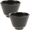 thumbnail image 3 of 2 piezas de hierro fundido tazas de té estilo retro tazas de té hogar kung fu uteware, 3 of 5