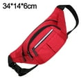 thumbnail image 2 of Men's Waistpack Outdoor Leisure Bag Multi-layer Zipper Running Sports Waistpack Chest Bag, 2 of 6