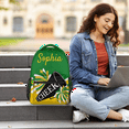 thumbnail image 7 of Jiaoprinted Personalized 18 Inch Cheer Backpack, Custom Cheerleader Backpack with Name Cheerleading Daypack for Cheer Team Gift, Green Yellow, 7 of 7