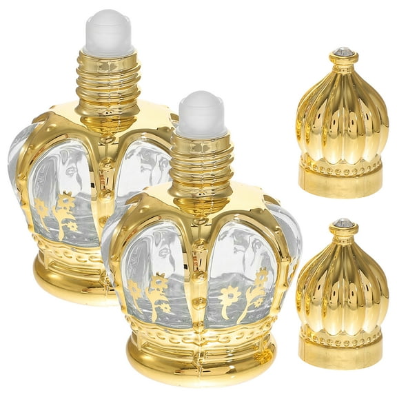 Masteelf 2Pcs Glass Roller Bottles for Essential Oils and Perfumes Empty Roll On Bottles