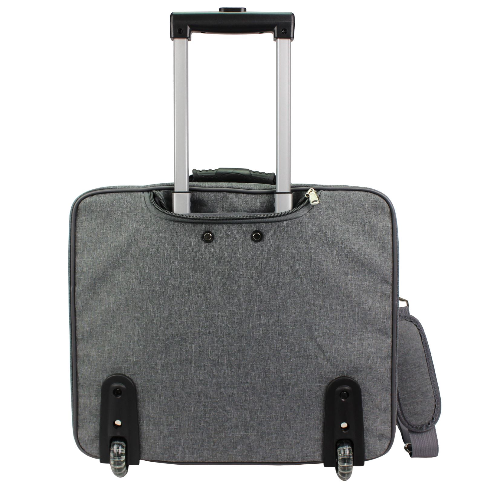 World Traveler Rolling 17-inch Laptop Case - Grey