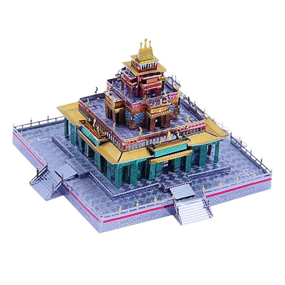 Rompecabezas 3D Budista Tibetano Hugo Kits de Modelos de Construcción Juguete de rompecabezas 3D