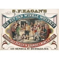 thumbnail image 3 of Wells & Hope Co. 14x11 Black Modern Framed Museum Art Print Titled - S.F. Eagan's Old Rip Van Winkle Whiskey, Wholesale Dealer in Brandies, Wines and Gins, 133 Seneca St., Buffalo, N.Y. (187, 3 of 5