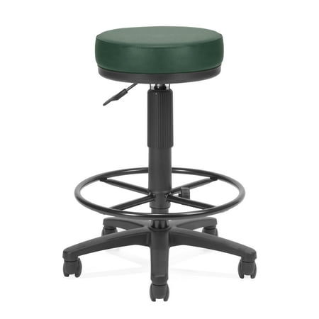OFM Faux Leather Adjustable Drafting Utilistool in Teal