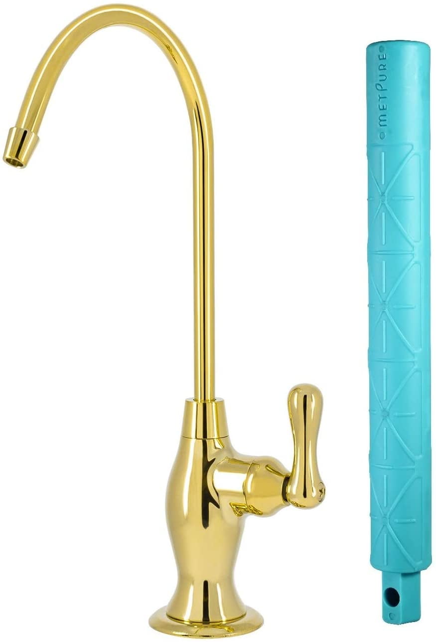 Metpure Reverse Osmosis Drinking Water Non Air Gap RO Faucet Filtration System Water Dispenser