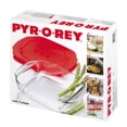 thumbnail image 2 of Juego de Bandeja Cuadrada C/ Tapa Antiderrame Pyrorey B300, 2 of 3