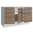 thumbnail image 2 of Mueble De Cocina Madesa 3 Cajones 2 Puertas 120 Cm Marron Madesa G241249BGL, 2 of 8