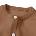 thumbnail image 5 of Girls Long Sleeve Knitted Cardigan Sweater Kids Button down Sweaters Cropped Jacket Cover up Tops Kids Basic Shirt Outerwear, 5 of 9