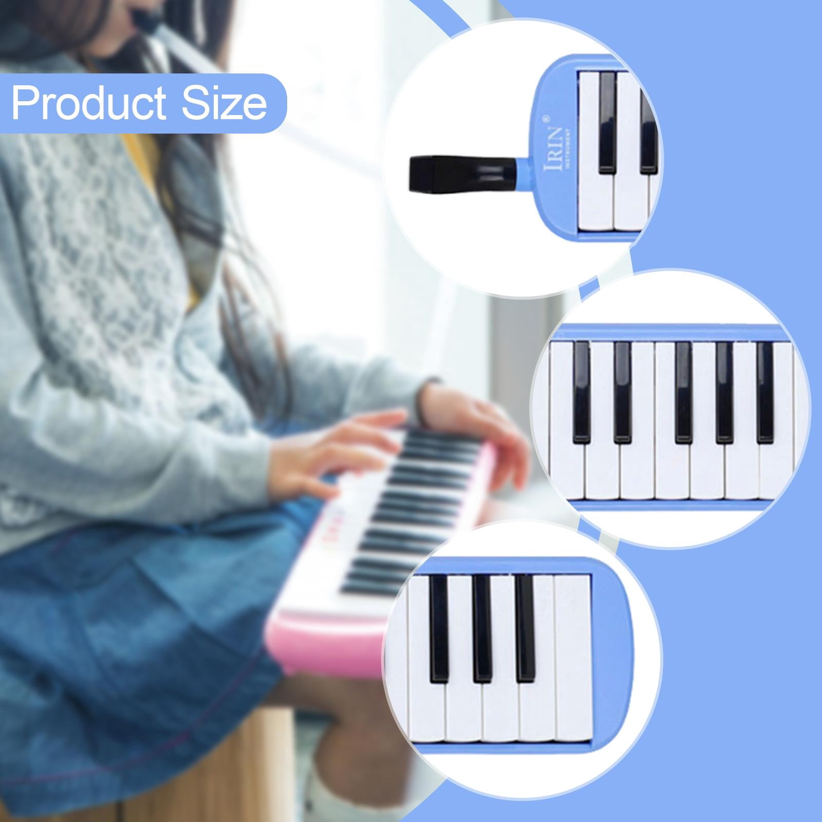 Harmonica Instrument 32 Keys Musical Keyboard Beginner Friendly Design with Carrying Case for Kids and Students