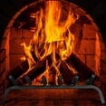 thumbnail image 3 of Gymax 24'' Iron Fireplace Log Grate 3/4'' Heavy Duty Steel Firewood Burning Rack, 3 of 10