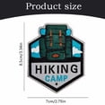 thumbnail image 3 of Clearance! Finally Home Patch Never Stop Exploring | Outdoor Backpack Patch Hiking Patch Nature Badge Badge, 3 of 5