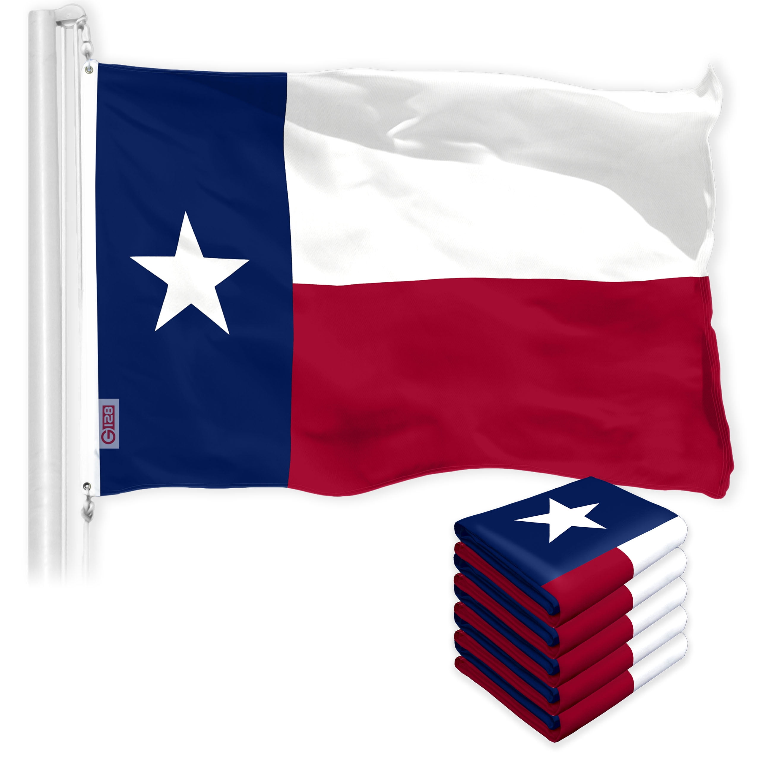 Texas TX State Flag 3x5 FT Printed 150D Polyester The Lone Star State By G128 