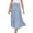 Light blue, variant on Aofany Boho Skirts for Women High Waist Ruffle Skirt Pleated Maxi Skirt Casual Flowy Swing A Line Beach Long Skirts