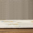 thumbnail image 3 of Rose Turkish Area Rug, Floral Theme Illustration of Rose Flower Romantic Springtime Design Print, Soft Carpet for Living Room Decor with Distressed Look, 2.6' x 5', Dark Yellow, by Ambesonne, 3 of 4
