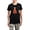 With Gray Camo Pant, variant on - Bacon Christmas Tree Women's Dark Pajamas - Women's Short Sleeve Print T-Shirt and Pants Dark Cotton Pajama Set