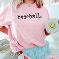 thumbnail image 3 of Comfort Colors Retro Baseball Shirt, Baseball Game Day Shirt, Womens Baseball Shirt, Sports Mom Tee Gift For Baseball Lover Baseball Season, 3 of 5