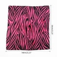 thumbnail image 3 of Apooke Zebra Stripes Print Bandana Square Scarf Hip Hop Sport Cycling Headbad Wristband, 3 of 15