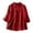 Red, variant on Women's Blouses Summer Outfits Ladies New Half-Sleeved Blouses Ruffled Collar Soft Loose Vintage Casual Tops