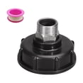 thumbnail image 4 of davian Adaptateur de Réservoir IBC Fourre-Tout Drain Raccord Pièces Remplacement Raccords Maison Équipement Polyvalent Fournitures pour Connecteur Tuyau de Jardin 6 Points, 4 of 8