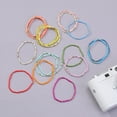 thumbnail image 4 of Top-kevin 18Pcs Colorful Bohemia Seed Beaded Bracelets Adjustable Stackable Rainbow Beaded Stretch Bracelet Multilayer Vaction Elastic Bracelet for Women, 4 of 10