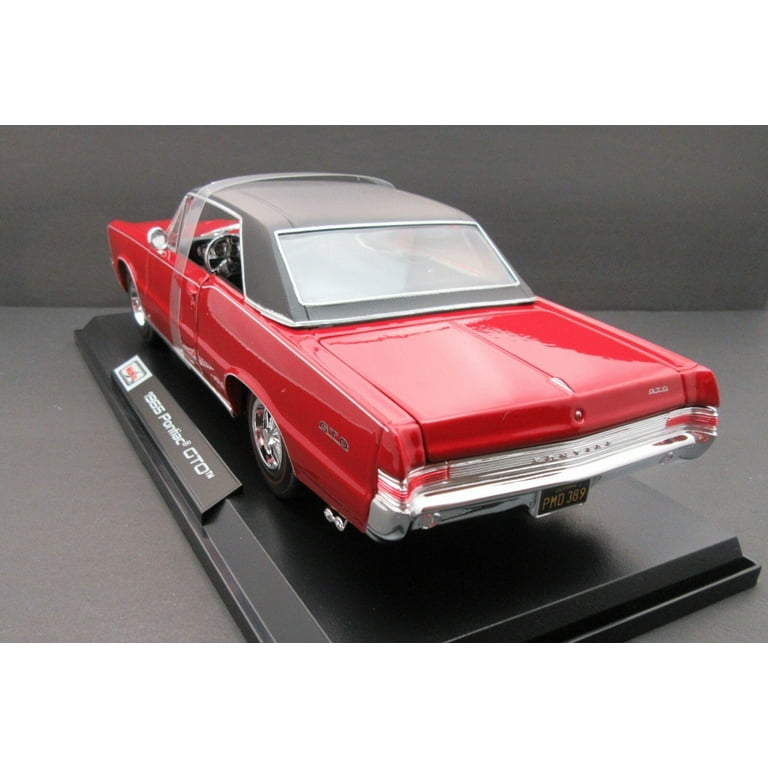 マイスト　1/18 1965 Pontiac 1/18 Maisto 1965 Pontiac GTO Hurst (Metallic Blue) Diecast Car