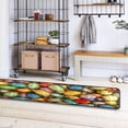 thumbnail image 4 of SKYSONIC 2'X6' Golden Artistic Easter Eggs 3D Runner Rug with Rubber Backing, Non Slip Entryway Rug Runner Washable Soft Area Rug Carpet for Hallway Bedroom Kitchen Decor, 4 of 6