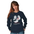 thumbnail image 4 of Popeye Patriotic American Flag Strong Sweatshirt for Men or Women Brisco Brands S, 4 of 6