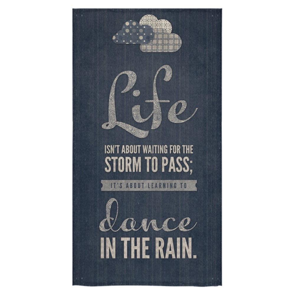 MKHERT Inspirational quotes about Life Bath Towel 30x56 Inches Bathroom