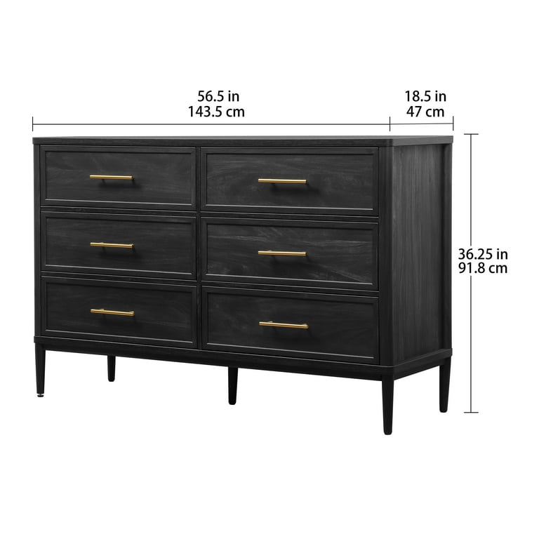 white christmas dresses Effie 6-Drawer Dresser – Mr. Kate main image 1