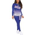 thumbnail image 3 of Calzi 2pcs Women Long Sleeve Lounge Sport Outfits Set Fall Jogger Sweatshirt+Pants Set Tracksuit Sweat Suits Jogger Workout Set Jumpsuits Loungewear Outfits For Ladies Size S-5XL, 3 of 3