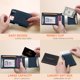 thumbnail image 2 of Cartera delgada RUNBOX con bloqueo RFID y clip para billetes en cuero, 2 of 7
